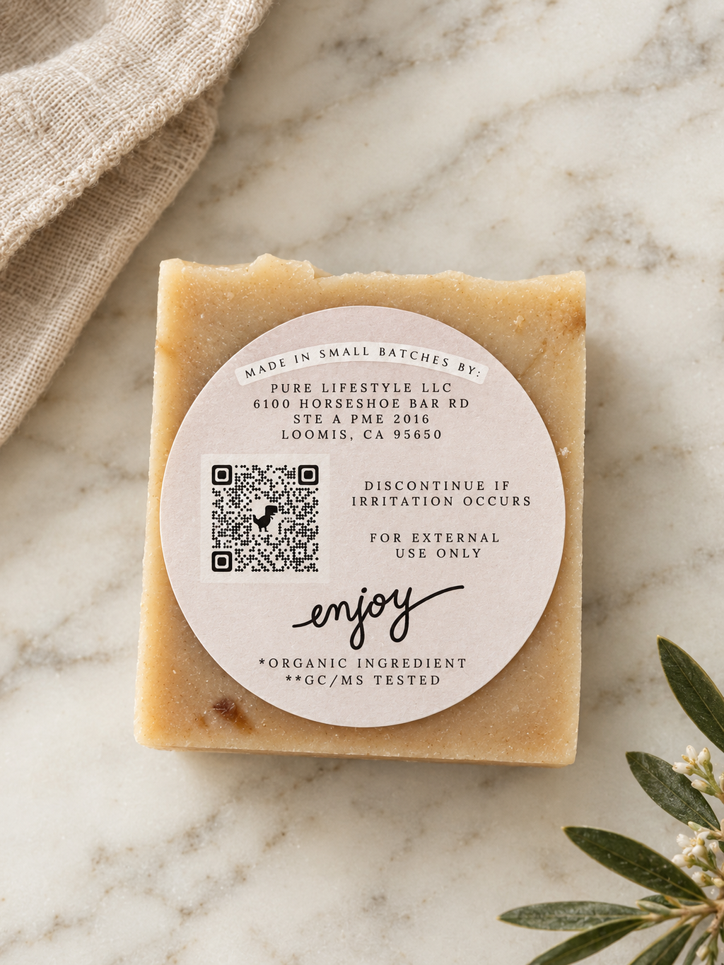 Cured Tallow Soap-Sweet Orange, Vanilla and Bergamot